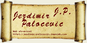 Jezdimir Paločević vizit kartica